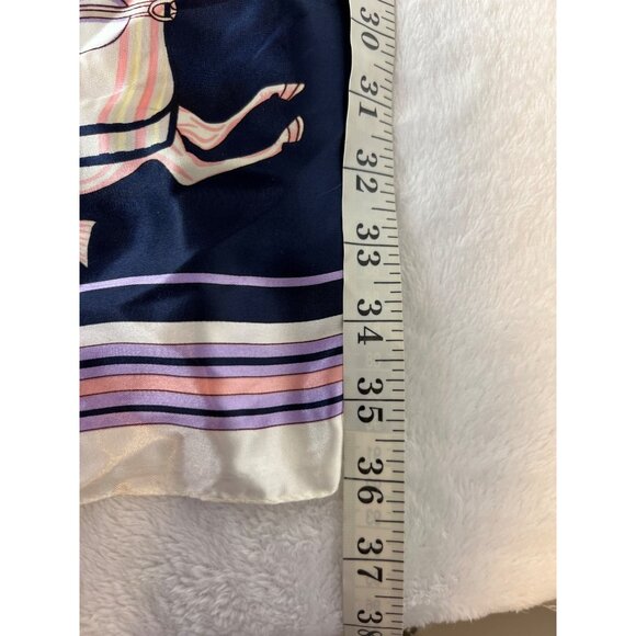 Fancy Horse Scarf Sheer Wrap Pony Equestrian 35 X 35 - Picture 4 of 4